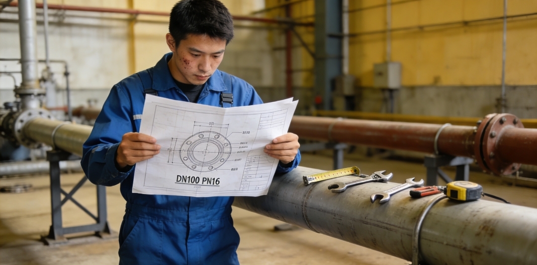 管工新人必看！法兰标识秒懂，看图纸再也不懵